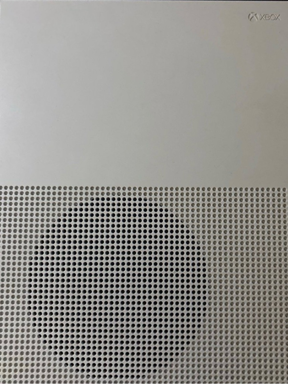 Microsoft White Xbox Series S Console Top Panel with Circular Vent
